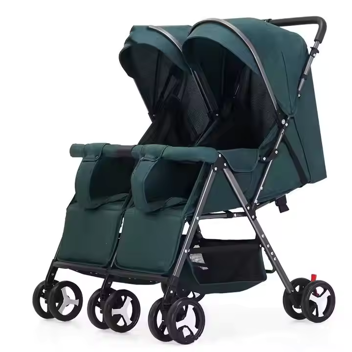 عربية بيبي توأم جمب بعض ذراع قلاب  ABL-A6 | Baby Twin Side Carrier with Flip-Up Arms ABL-A6