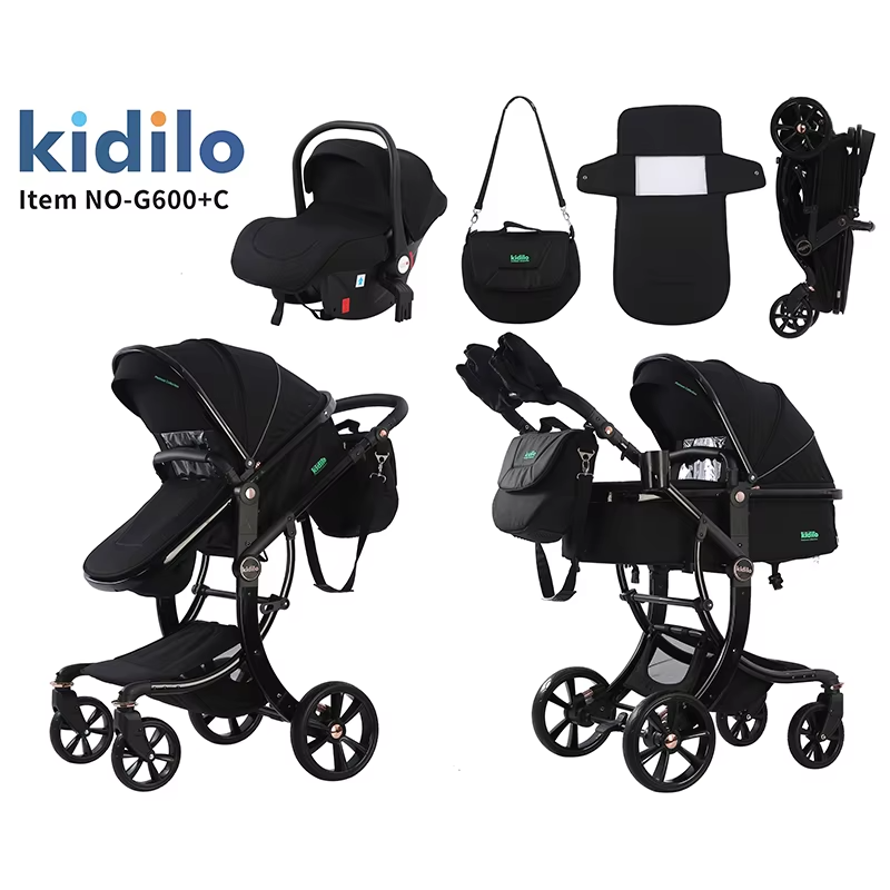 Kidilo Stroller G600 + Car seat | عربة أطفال كيديلو G600 + مقعد سيارة